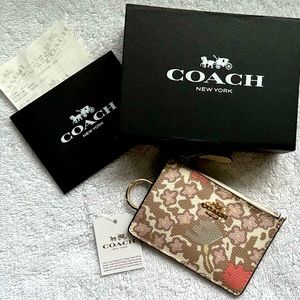 NWT Coach Mini Skinny ID Case